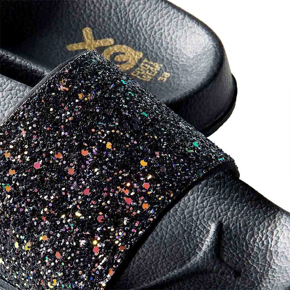 Dame Univers Slippers Xq Dame Univers Glitter Slippers Multi Glitter Slippers Kvinder Dame