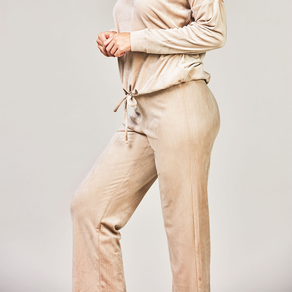 Dame Velour | Crossbow dame bløde velour bukser | Velour bukser kvinder og almindelig størrelser | Dame bløde velour bukser til kvinder med elastik i taljen | Smart kvalitets