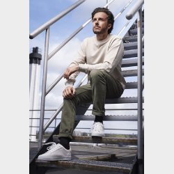 10-P Ensfarvet Strmper