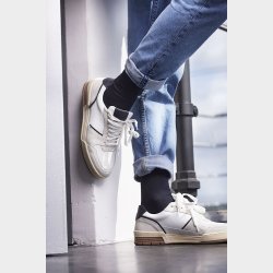 10-P Ensfarvet Strmper