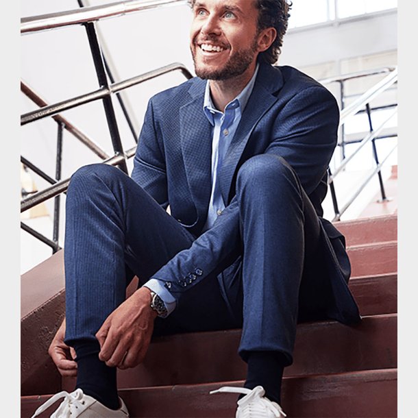 10-P Ensfarvet Strmper