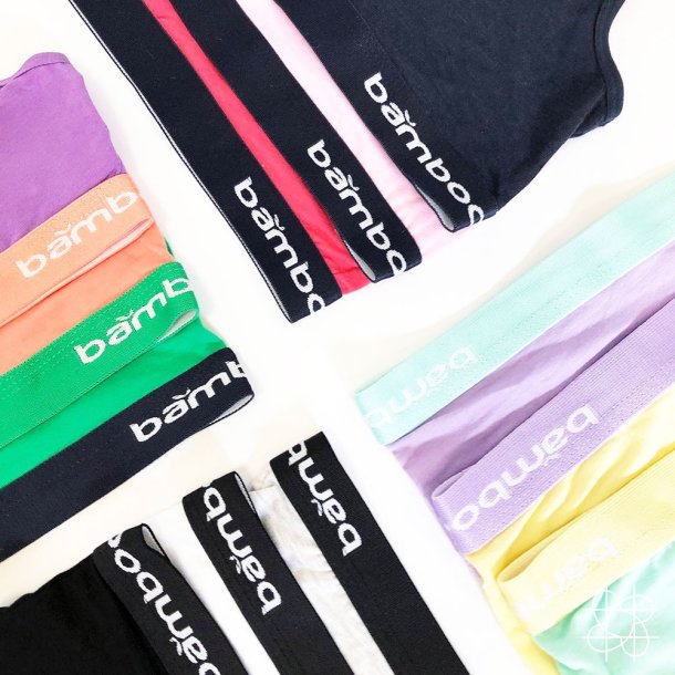 3-Pak Pige Bambus Top