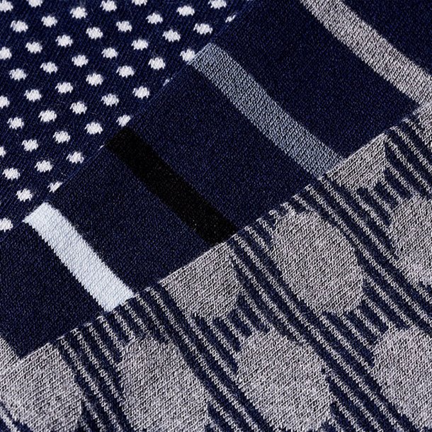 3-Pak Mnstrede Bambus Strmper