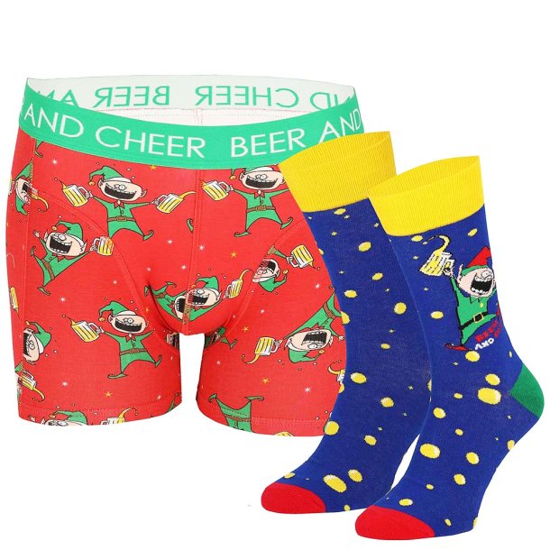Gaveske Jule Strmper og Boxershorts