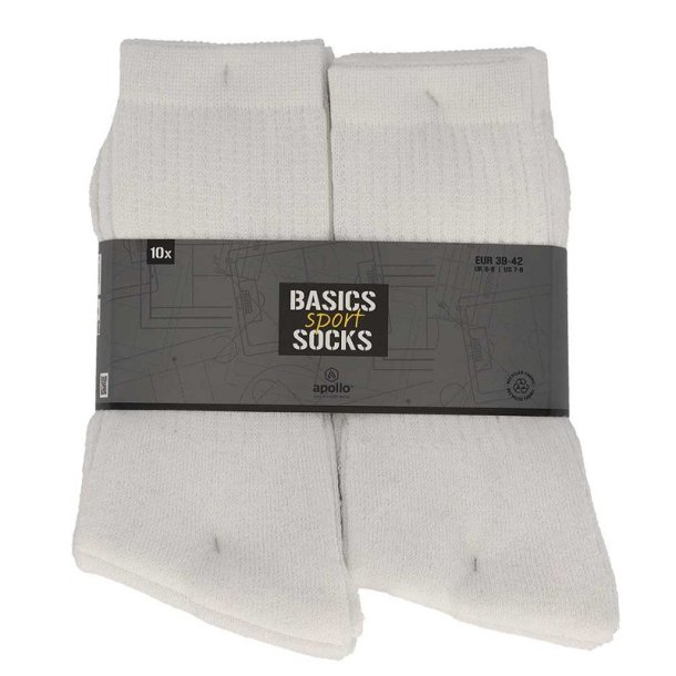 10-Pak Apollo Tennisstrmper