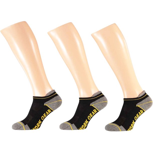 3-Pak Worker Sneakers Strmper