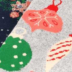 2-Pack Julekugle Dame Strmper Ass. 5