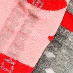 2-Pak Skridsikker Julestrmper Ass-2