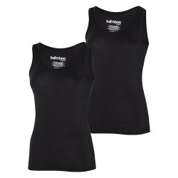 2-Pak Bambus Dame Singlet