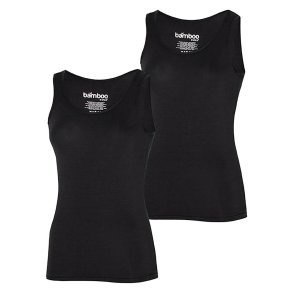 2-Pak Bambus Dame Singlet