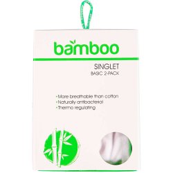 2-Pak Bambus Dame Singlet
