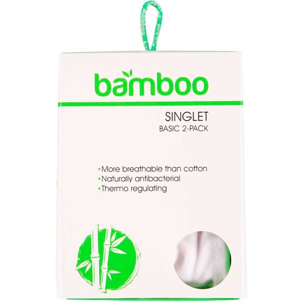2-Pak Bambus Dame Singlet