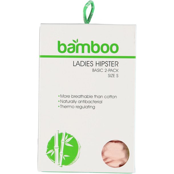 2-Pak Bambus Dame Hipster