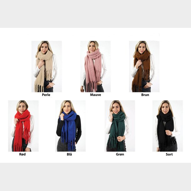 Hilda Ensfarvet Halstrklde