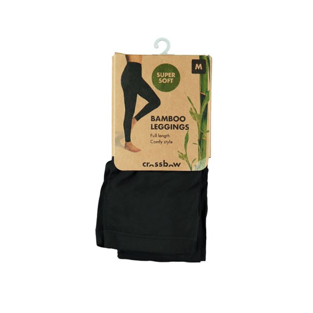 Dame Sorte Bambus Leggings