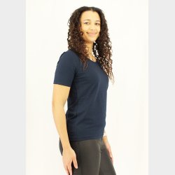 Silvia Ensfarvet Modal T-Shirt