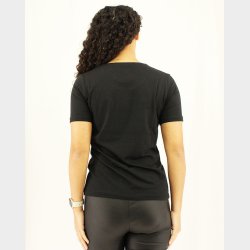 Silvia Ensfarvet Modal T-Shirt