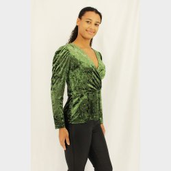 Vera Velour Bluse L/
