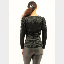 Vera Velour Bluse L/