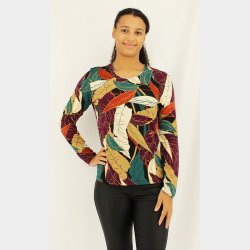Sylvia Langrmet Bluse