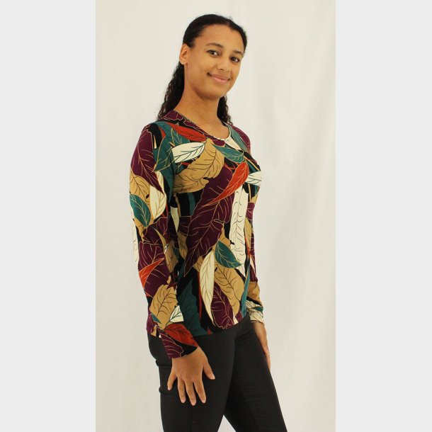 Sylvia Langrmet Bluse