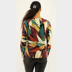 Sylvia Langrmet Bluse