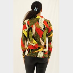 Silvia Langrmet Polo Bluse