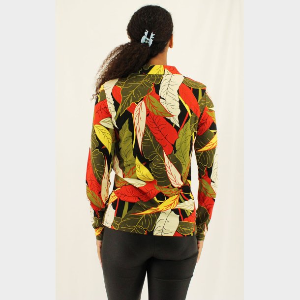 Silvia Langrmet Polo Bluse