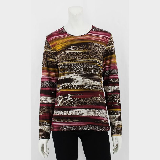 Leo Stripe Langrmet T-Shirt