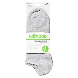 3-Pak Bambus Sneakerstrmper