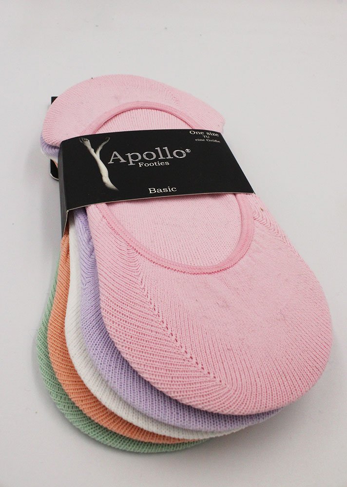 5-Pak Pia Dame Socklets - Dame - Din Lokale Outlet