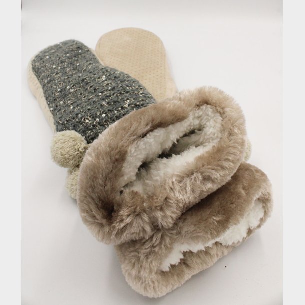 Clara Dame Glitter Home Socks