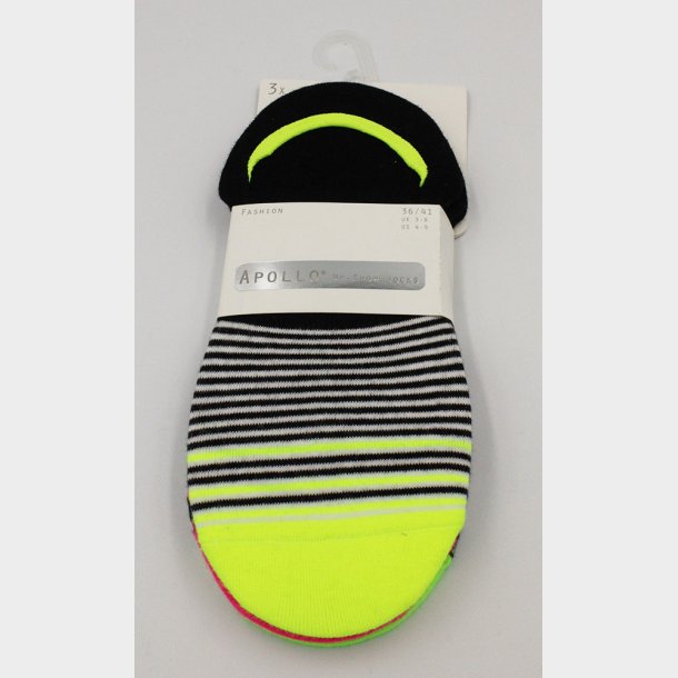 3-Pak No-Show Nora Strmper