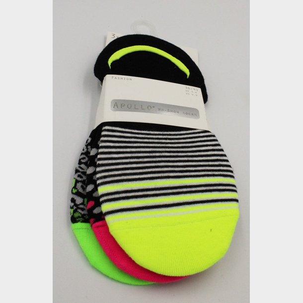 3-Pak No-Show Nora Strmper