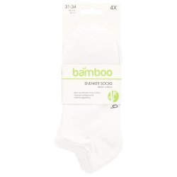 4-Pak Bambus Ankelstrmpe