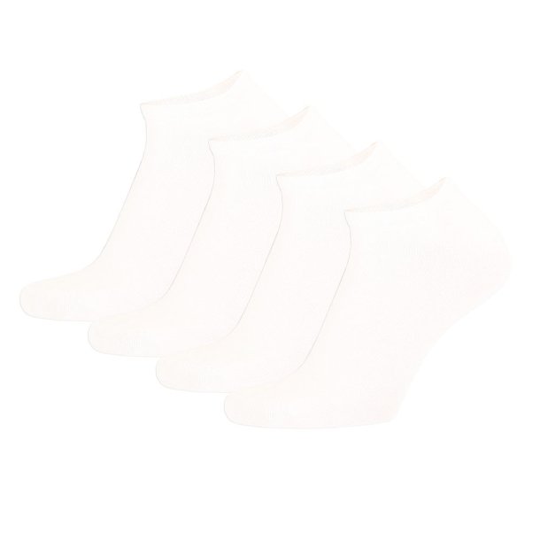 4-Pak Bambus Ankelstrmpe