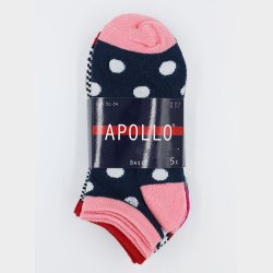 5-Pak Pia Sneakers Strmper