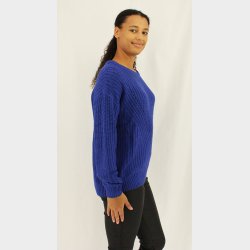 Gloria Ensfarvet Strik