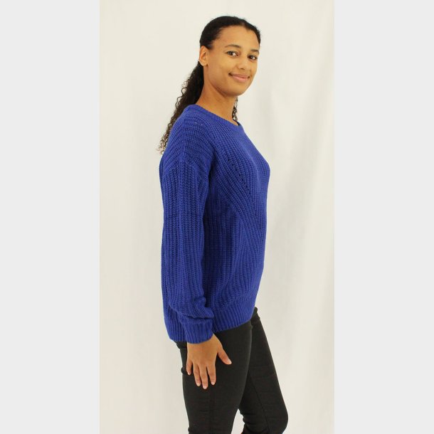 Gloria Ensfarvet Strik