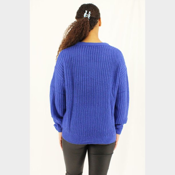 Gloria Ensfarvet Strik