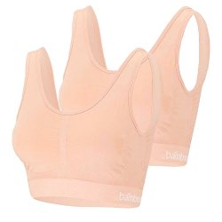 2-Pak Bamboo S�ml�s Vatteret Top