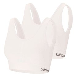 2-Pak Bamboo S�ml�s Vatteret Top