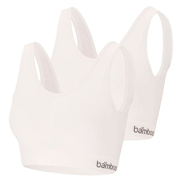 2-Pak Bamboo S�ml�s Vatteret Top