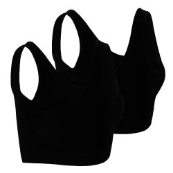 2-Pak Bamboo S�ml�s Vatteret Top