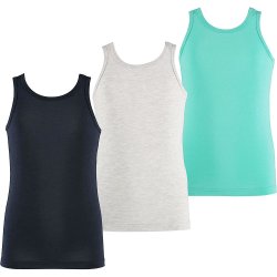 3-P Drenge Bambus Tanktop