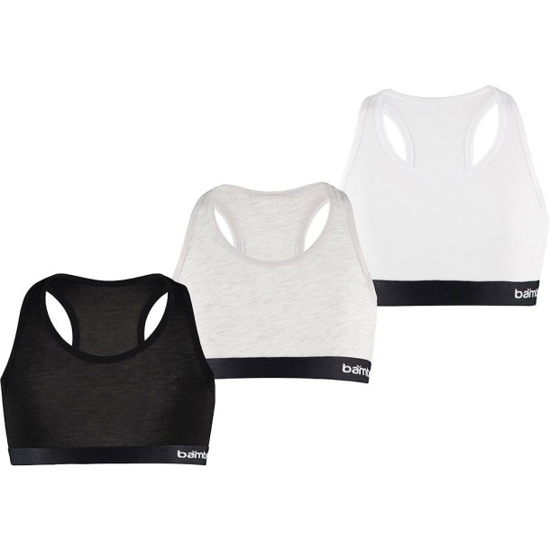 3-Pak Pige Bambus Top