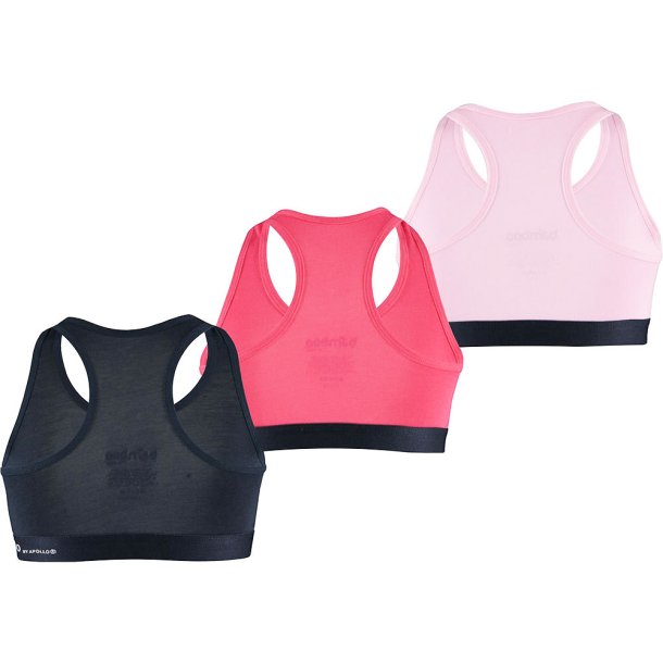 3-Pak Pige Bambus Top