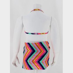 Zig-Zag Bikini M/Nederdel