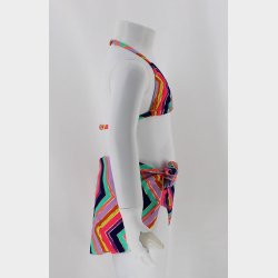 Zig-Zag Bikini M/Nederdel