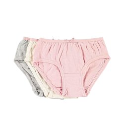 3-Pak Midi Solid Pige Underbuks